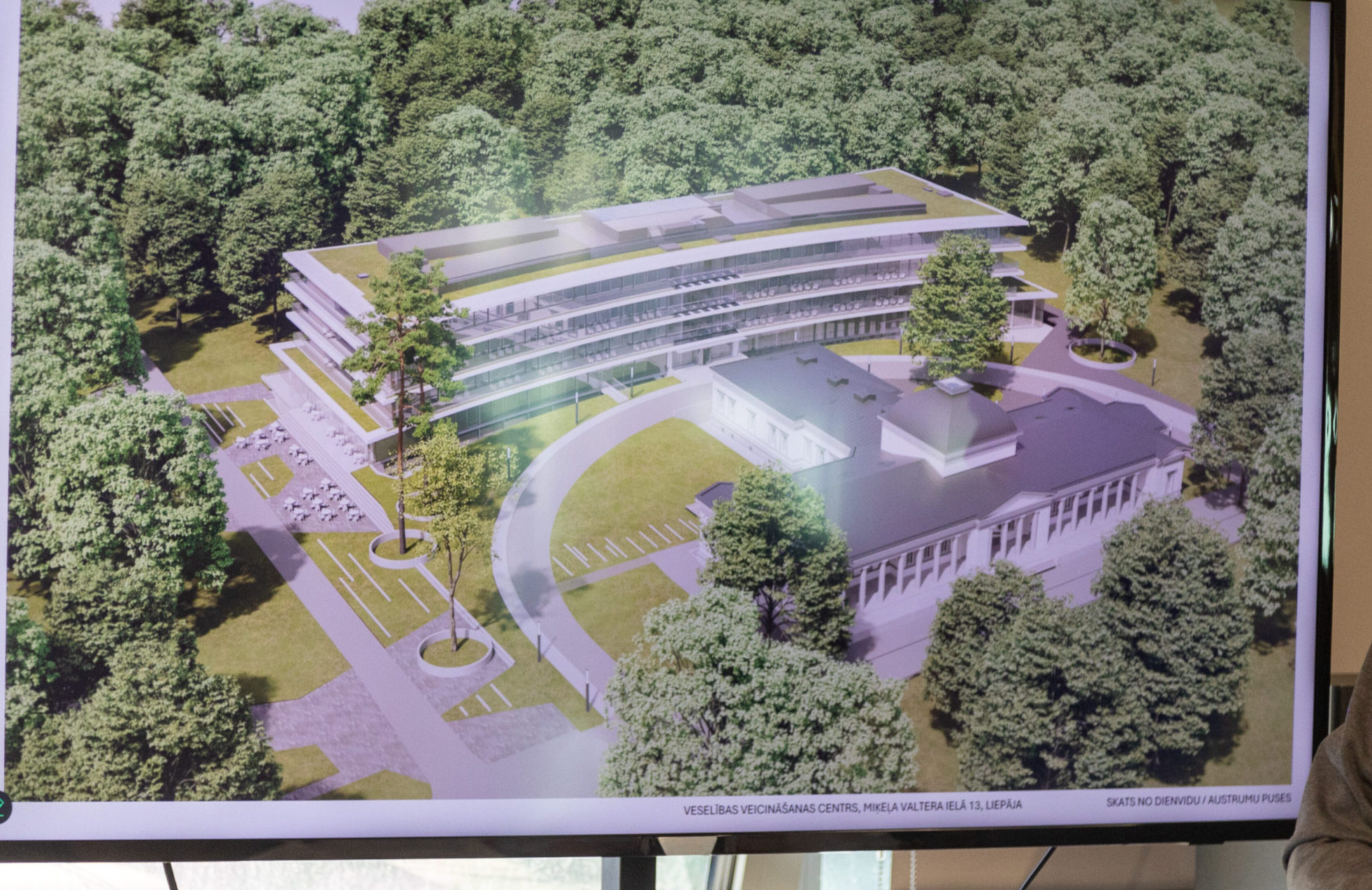 Līdz februārim pagarina sprieduma sagatavošanu lietā par būvatļaujas atcelšanu SPA viesnīcai Liepājas Jūrmalas parkā