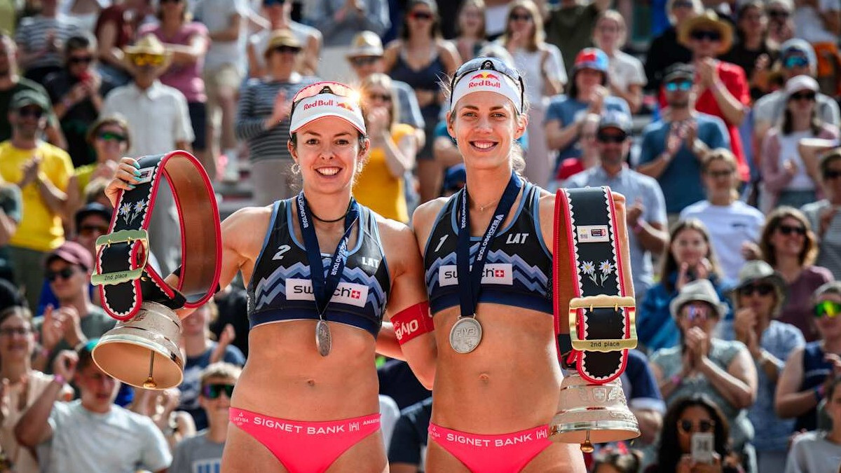 Graudiņa/Samoilova izcīna otro vietu Gštādes “Elite 16” turnīrā