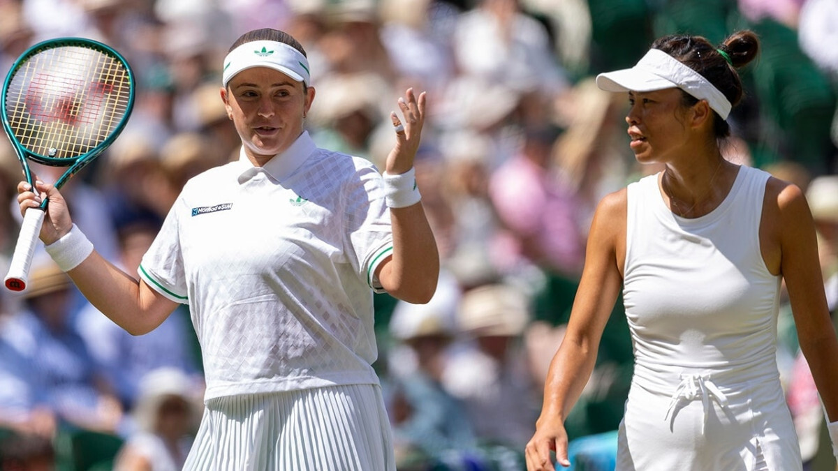 Ostapenko pārī ar Sji zaudē Vimbldonas tenisa čempionāta dubultspēļu finālā