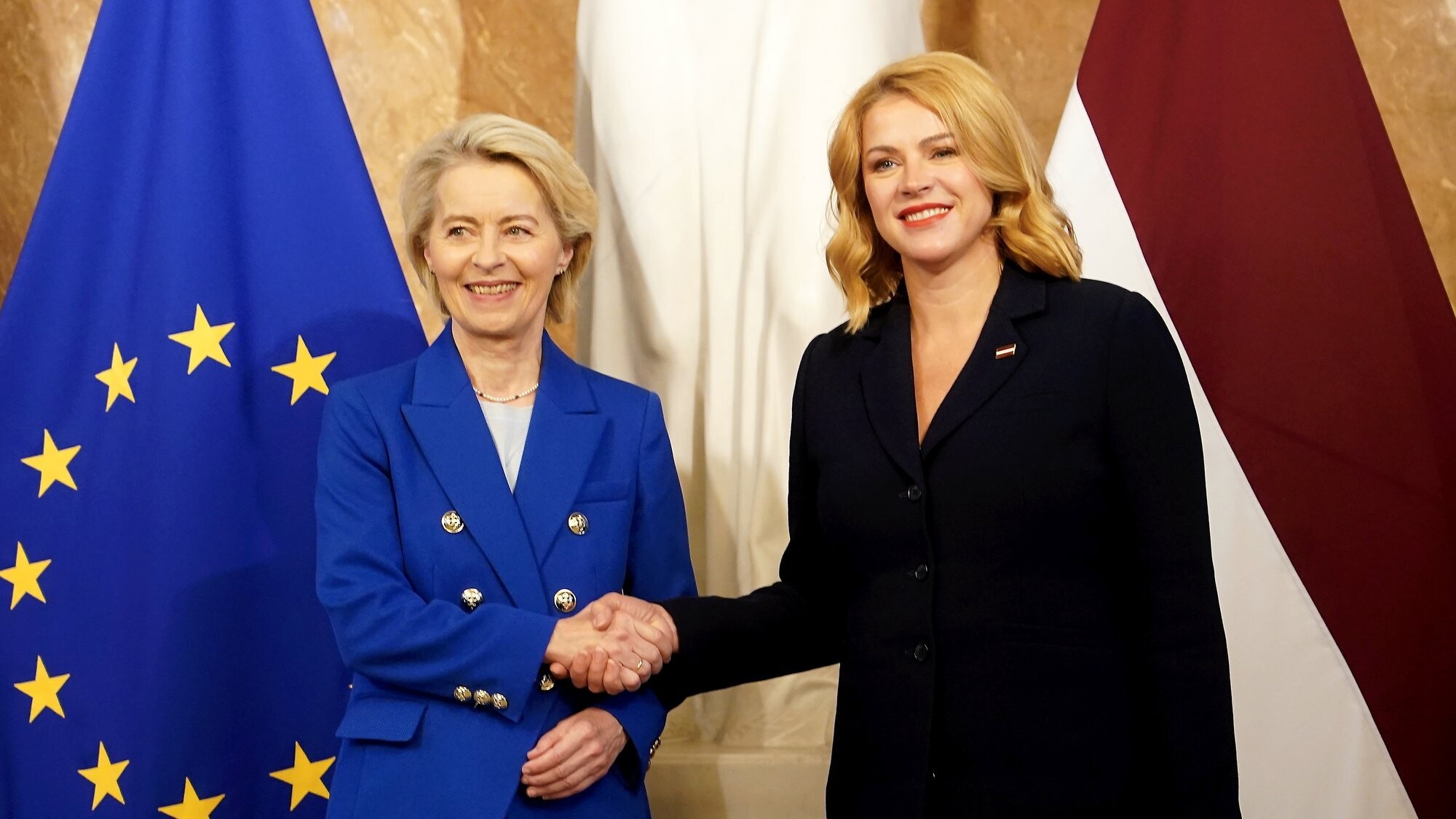 Siliņa: Latvija EK priekšsēdētājas fon der Leienas vizīti vērtē ļoti augstu