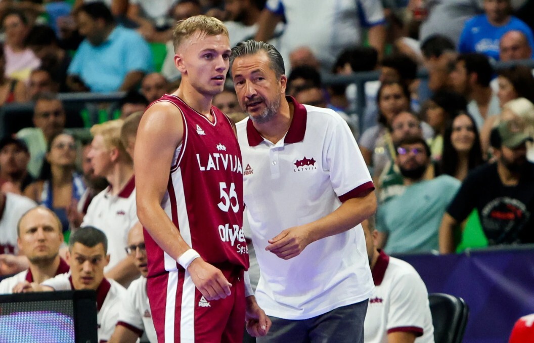 Latvijas basketbola izlase Atēnās pēdējā pārbaudes spēlē tiksies ar Itālijas izlasi