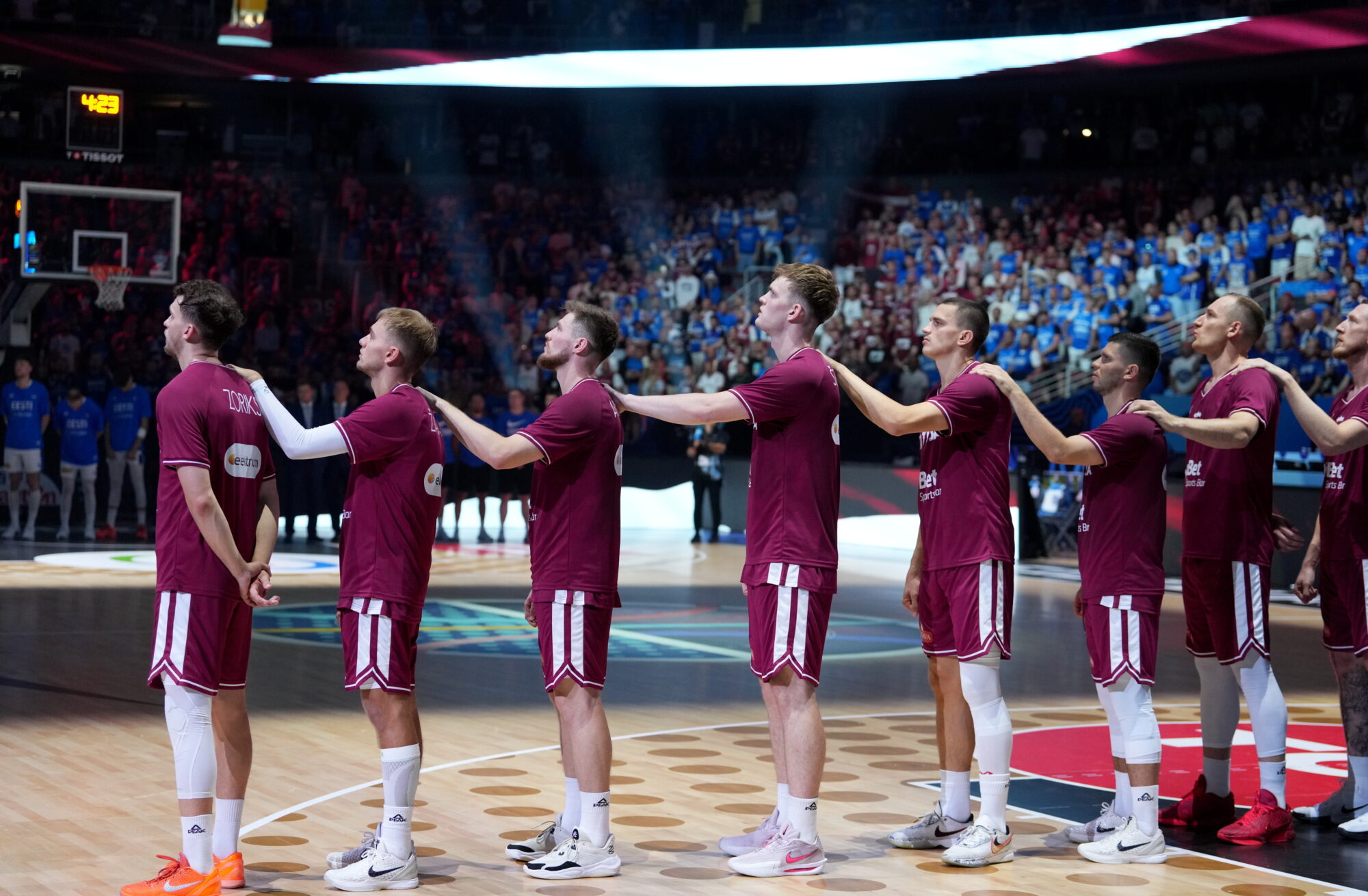 Latvijas basketbolisti Rīgā Eiropas čempionāta finālturnīra trešajā mačā tiksies ar Serbiju