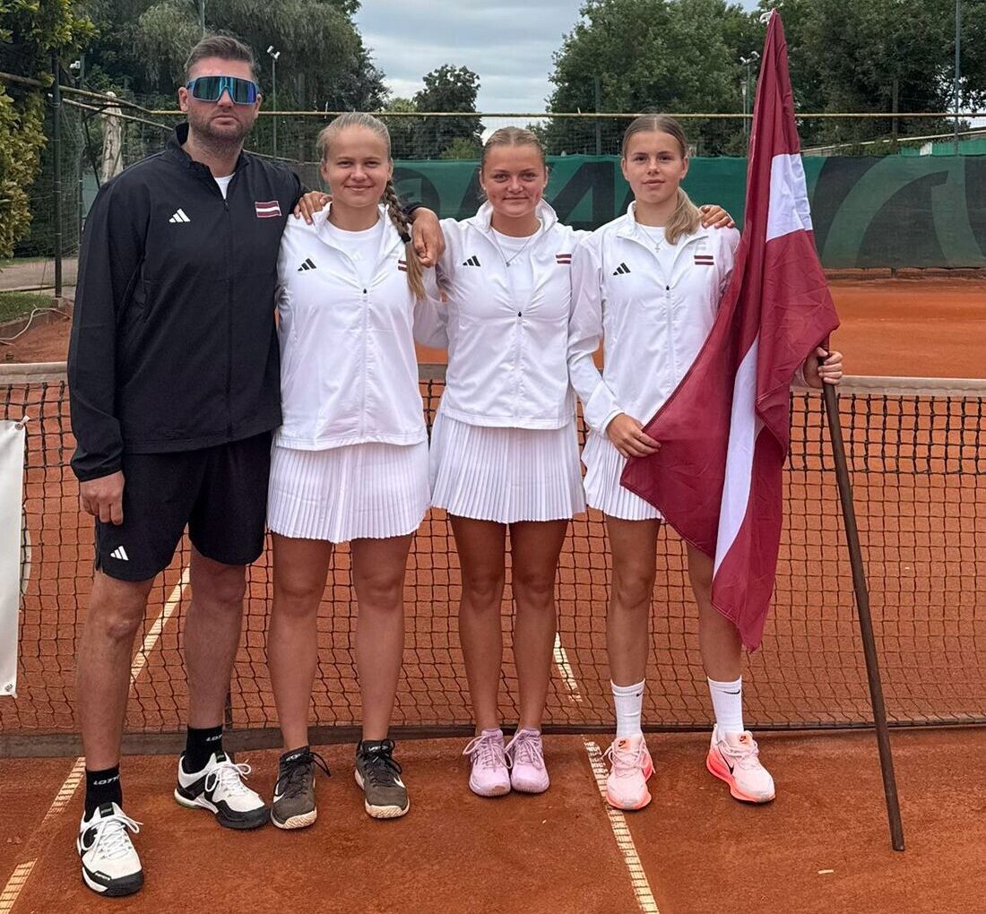 Marija Lauva pārstāv Latvijas U18 izlases jauniešu komandu tenisa sacensībās Rumānijā