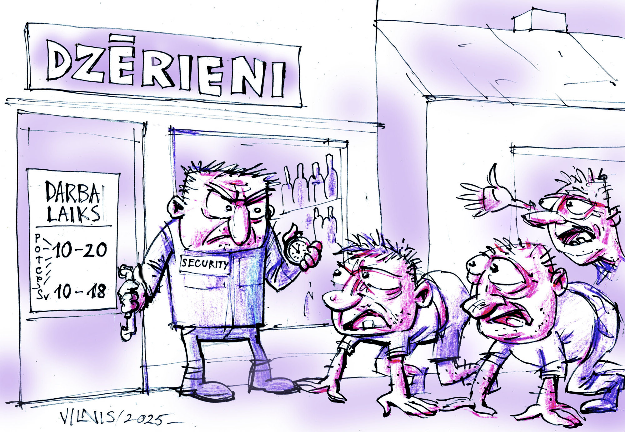 Karikatūra: Uz starta!