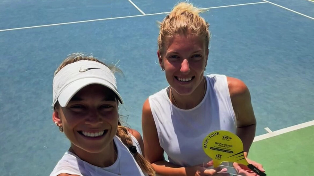 Tenisiste Tomase izcīna otro ITF dubultspēļu titulu divu nedēļu laikā