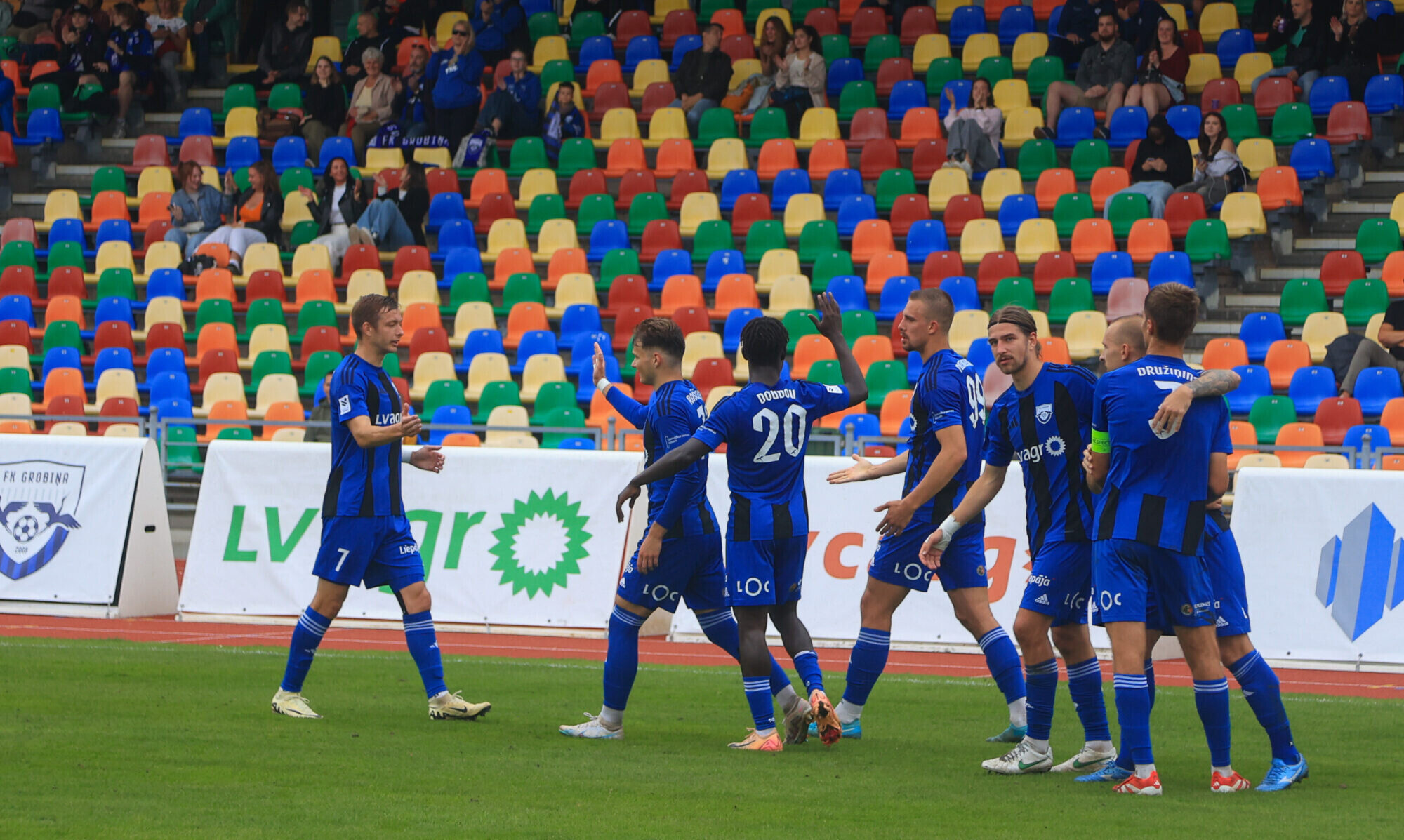 “Grobiņas” un “Daugavpils” futbolistiem svarīga spēle cīņā par pozīcijām turnīra tabulā