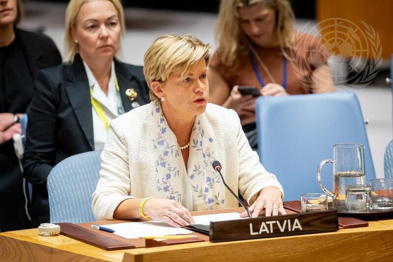 Latvijas ārlietu ministre: Krievijai jāatbild par pastrādātajiem kara noziegumiem