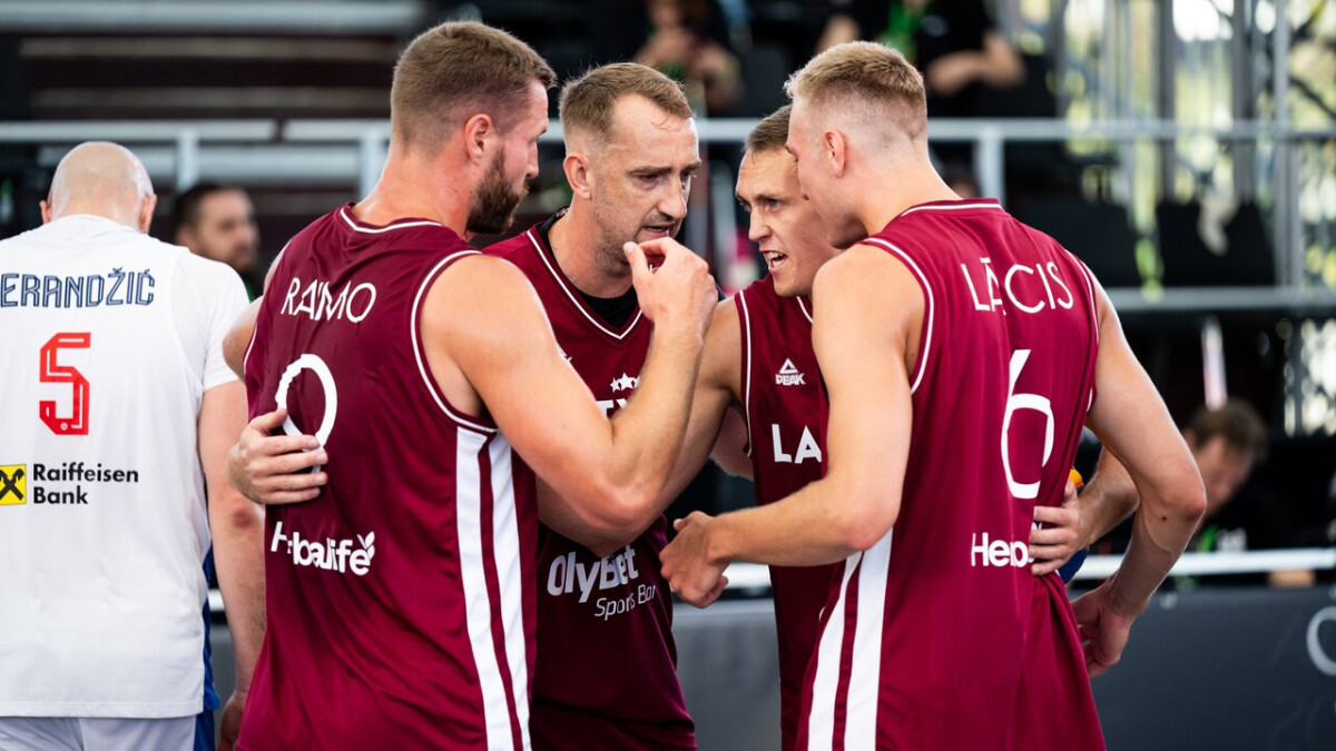 Latviju Eiropas čempionātā 3×3 basketbolā pārstāvēs Miezis, Raimo, Gludītis un Kuksiks