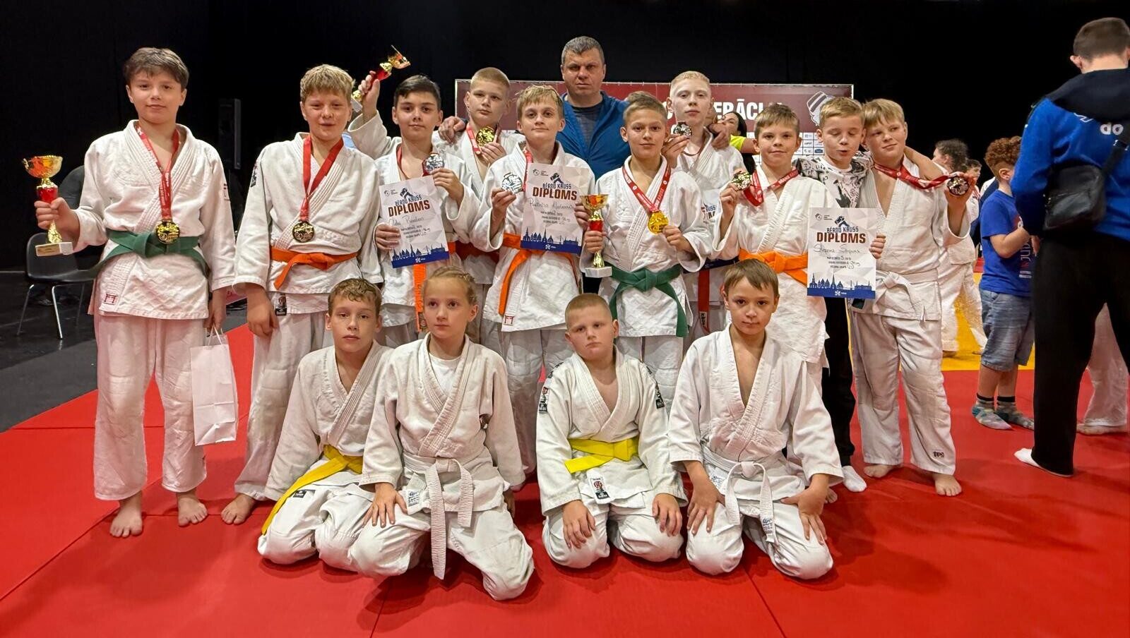 Aizvadītas džudo sacensības “Bērnu kauss”