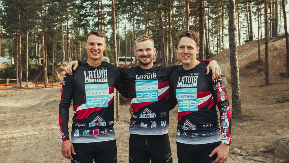 Latvijas triāla izlase gatava startam Nāciju kausa izcīņā Itālijā