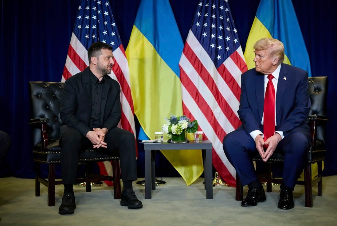 Zelenskis: Tramps vēlas, lai Ukraina uzvar karā