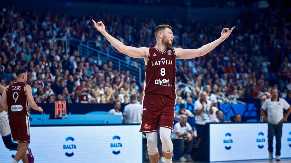 Video: Dāvis Bertāns: “Ja spēlēsim labu basketbolu, varam uzvarēt jebkuru pretinieku”
