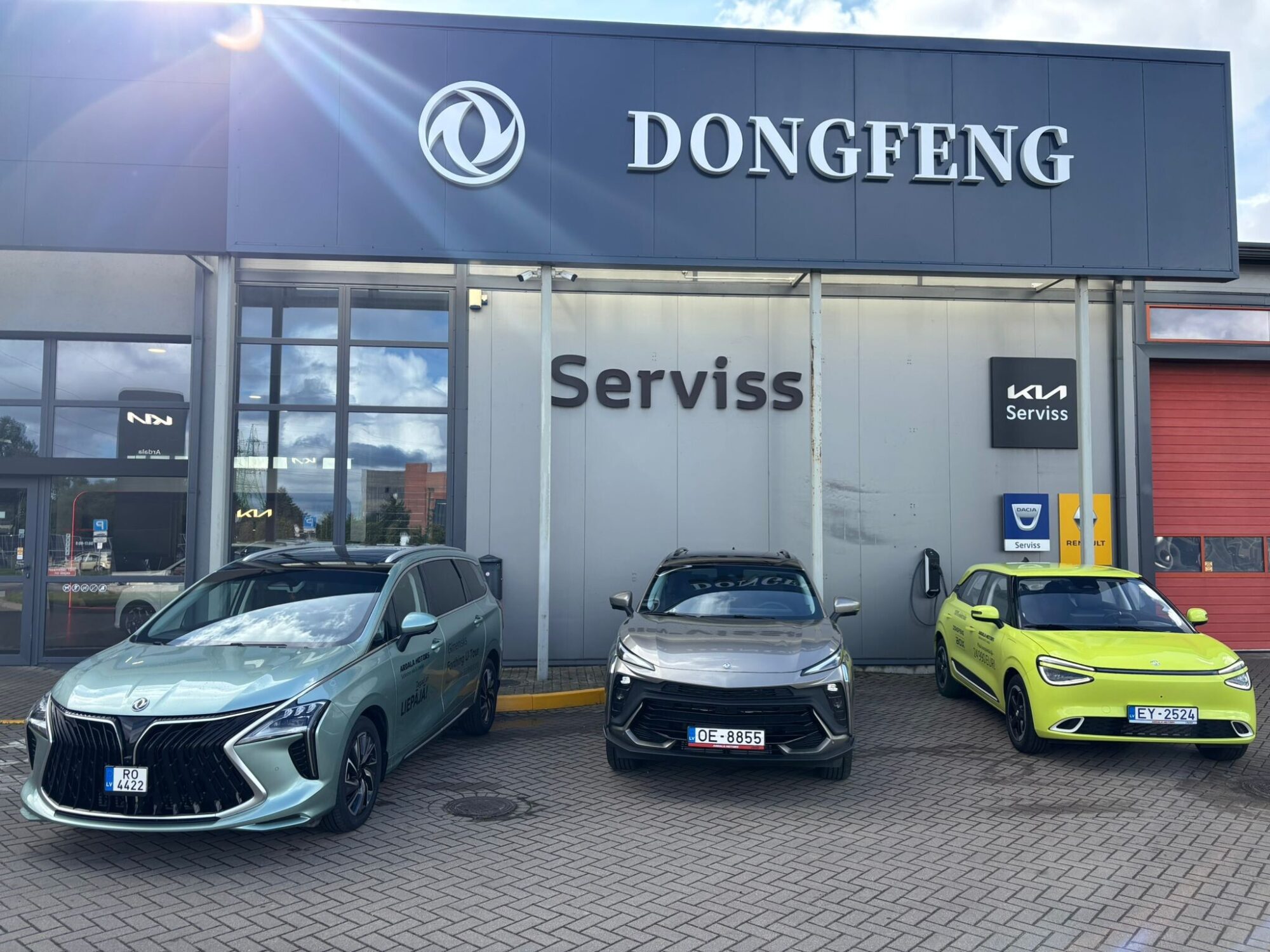 “Dongfeng” zīmols ienāk Liepājā!
