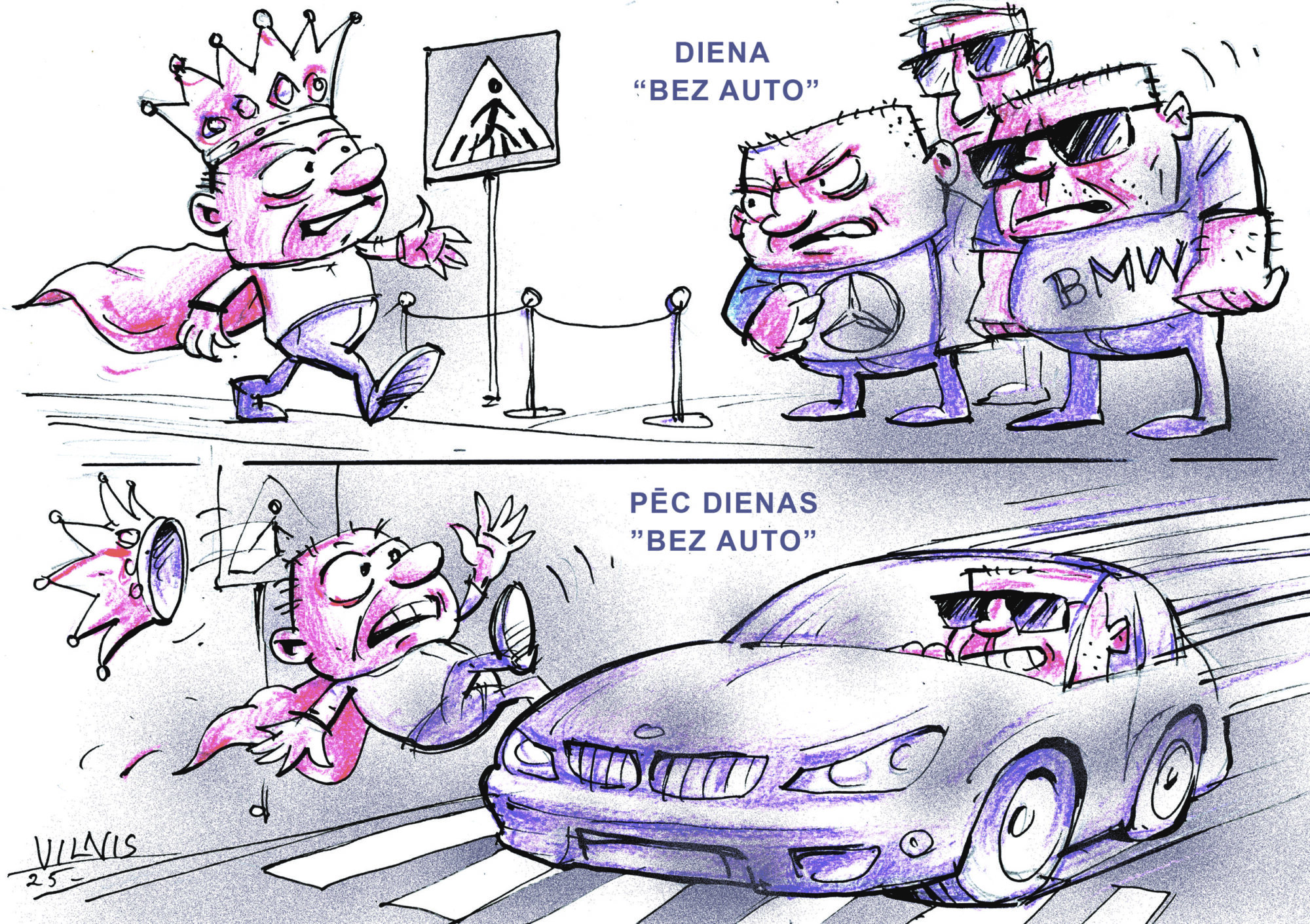 Karikatūra: Bez vārdiem