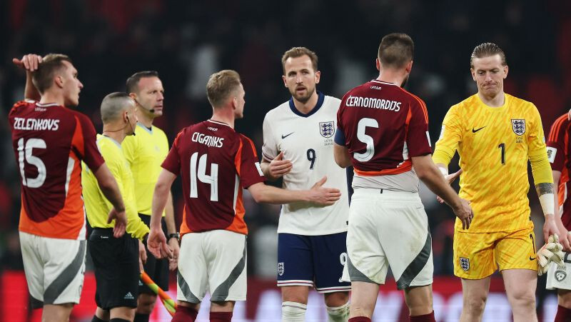 Latvijas futbolisti Pasaules kausa kvalifikācijas turnīra mačā savā laukumā tiksies ar Angliju
