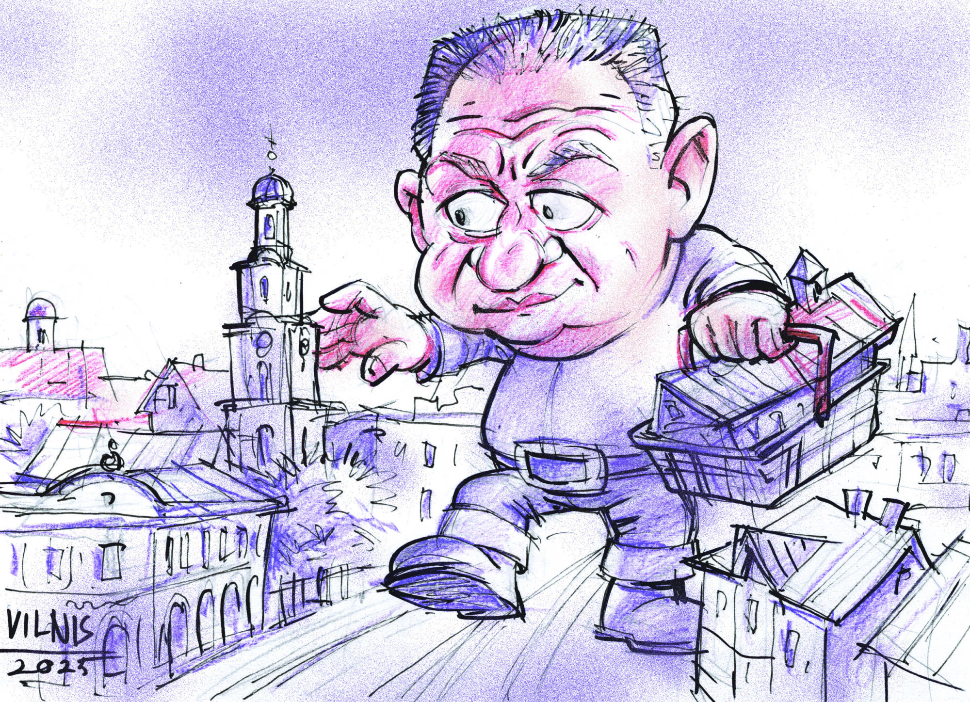 Karikatūra: Oļegarhs