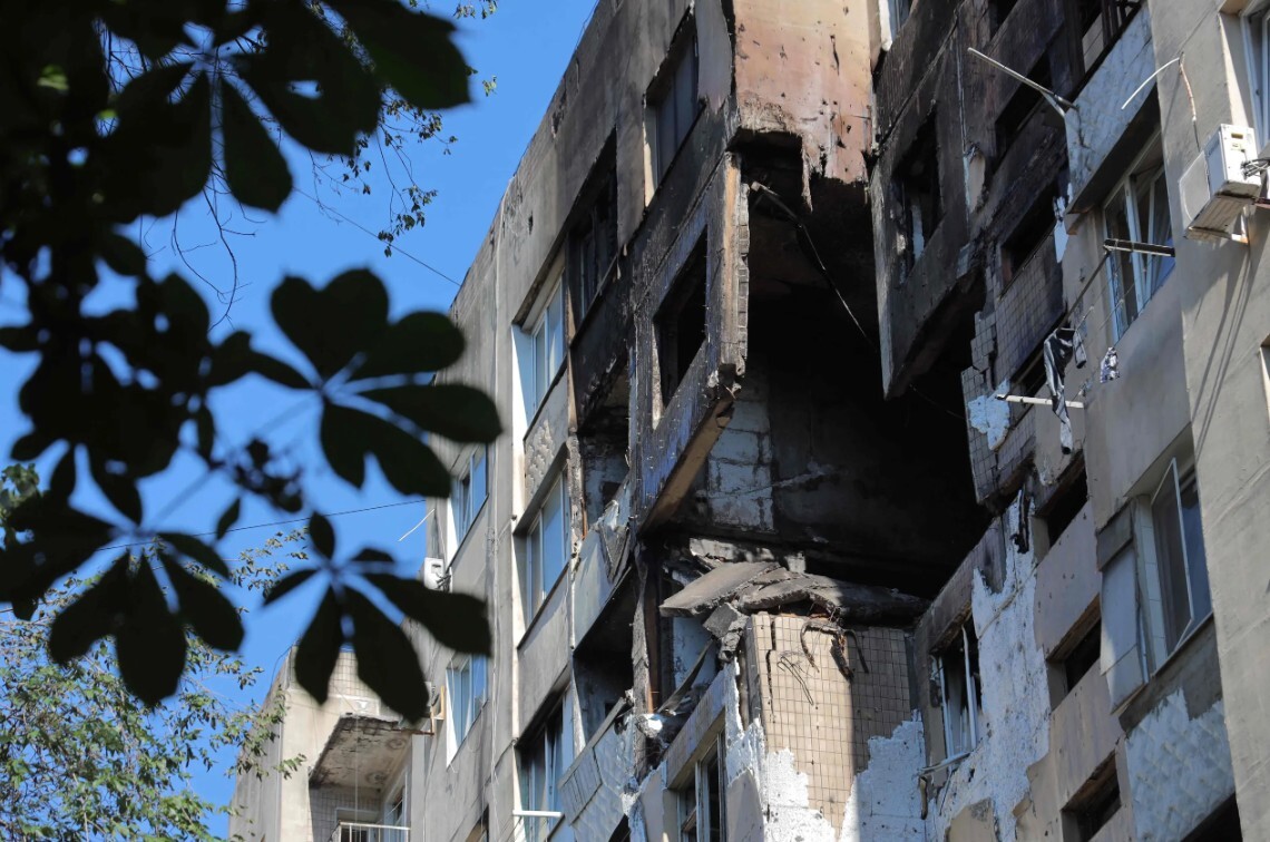 Odesa pēc dronu trieciena palikusi bez elektrības