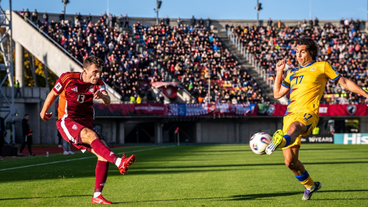 Latvijas futbolisti Pasaules kausa kvalifikācijas mačā spēlē neizšķirti ar Andoru