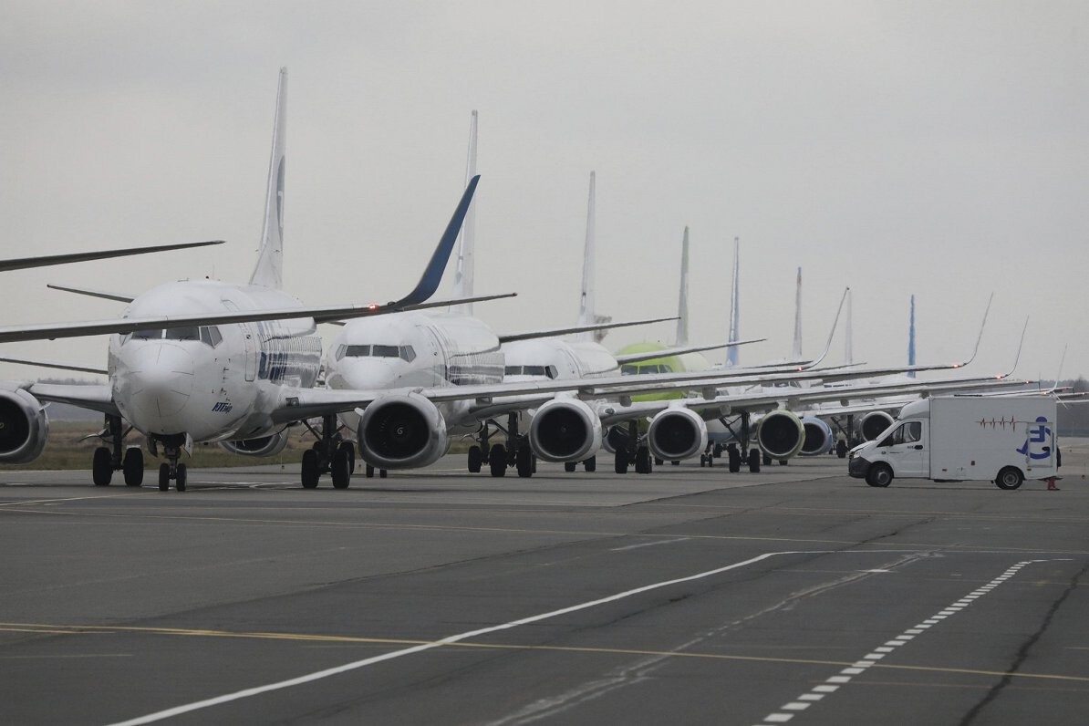 Krievijā apturēta vairāku lidostu darbība