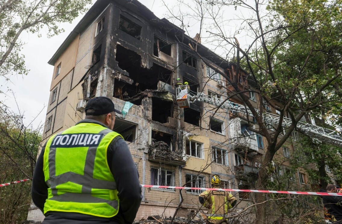 Krievi atkal veikuši masveida kombinētu triecienu Ukrainai