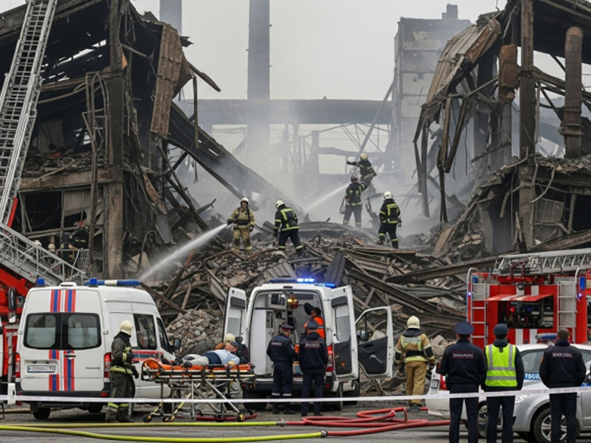 Sprādzienā Krievijas rūpnīcā 12 bojāgājušie