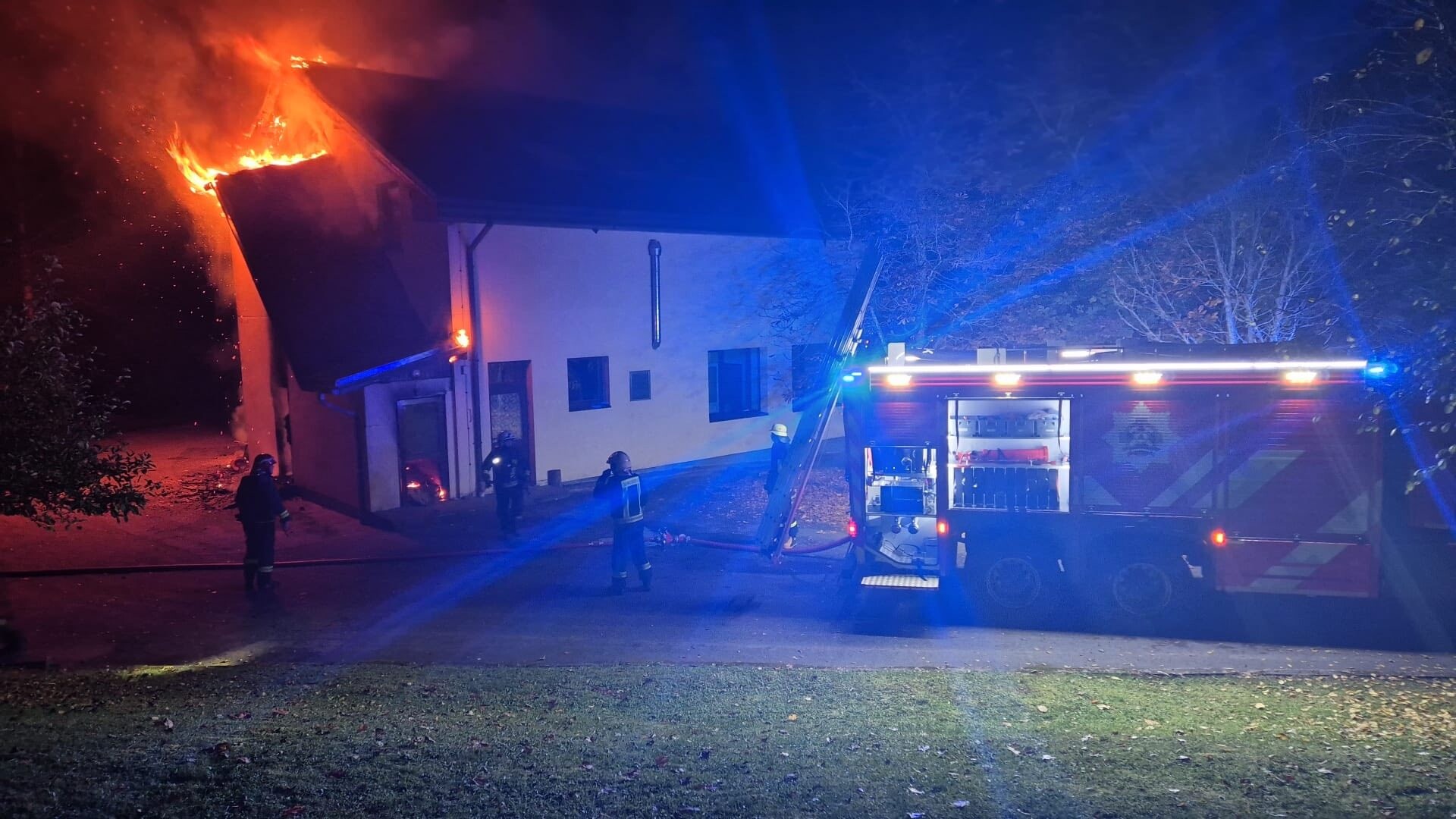 Saulkrastu novadā liesmas naktī izposta bērnudārzu