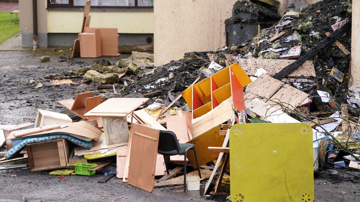BVKB aizliedzis ekspluatēt ugunsgrēkā cietušo bērnudārza “Bitīte” ēku līdz bīstamības novēršanai