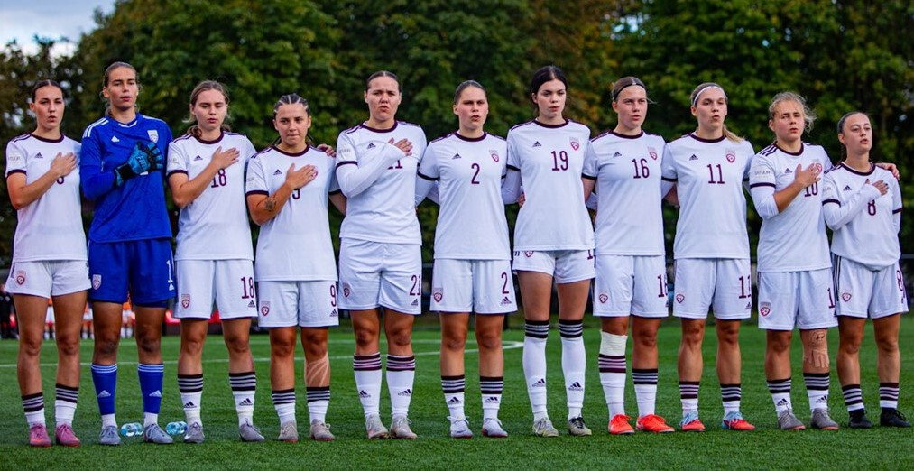 Latvijas U-19 futbolistes Eiropas čempionāta kvalifikācijas B līgas turnīru sāk ar uzvaru