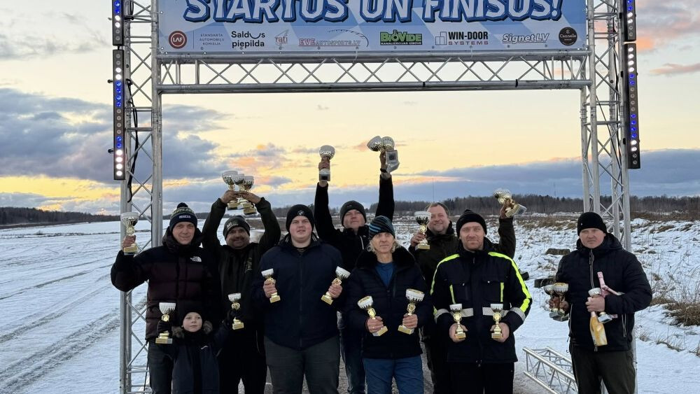 Apfelbaums ātrākais RWD klasēs “Kurzemes Ziemas kausa” pirmajā posmā