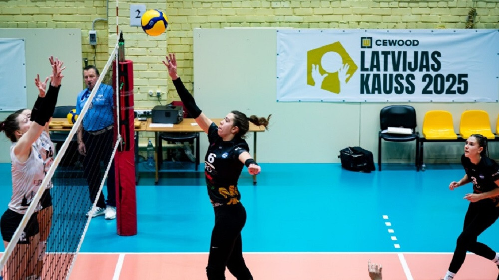Šodien sākas Latvijas kausa volejbolā pusfināla spēles – Liepājas Sporta spēļu skola uzņems “Mārupes SC”