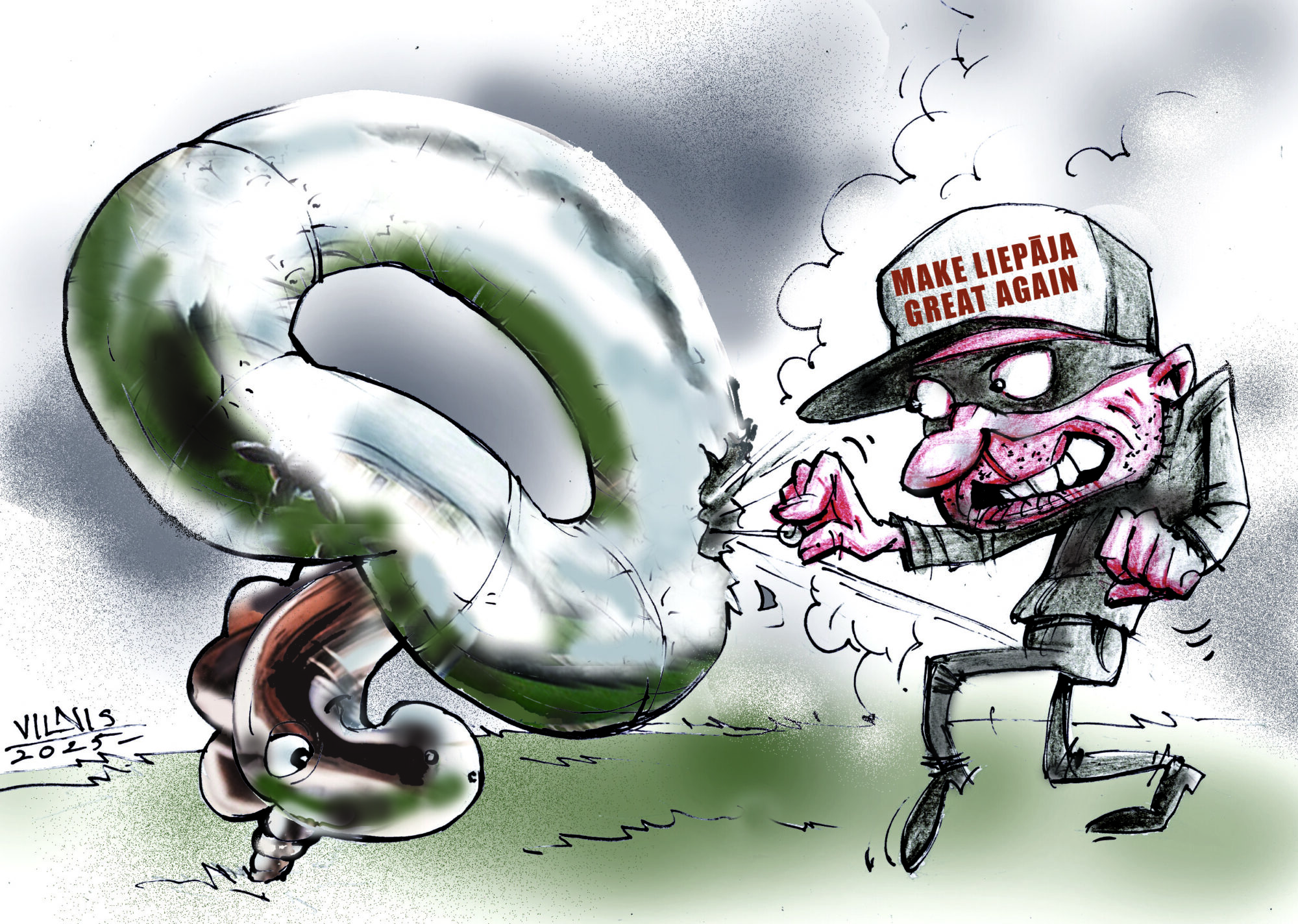 Karikatūra: Vienradzis