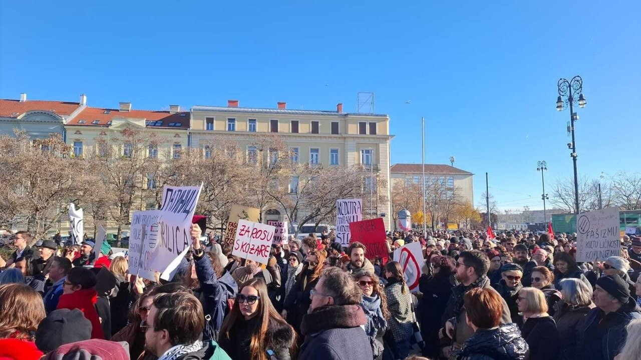 Horvātijā tūkstoši protestē pret galēji labējiem