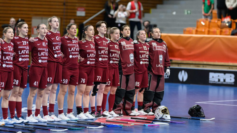 Latvijas florbolistes pasaules čempionāta trešajā mačā tiksies ar Dāniju