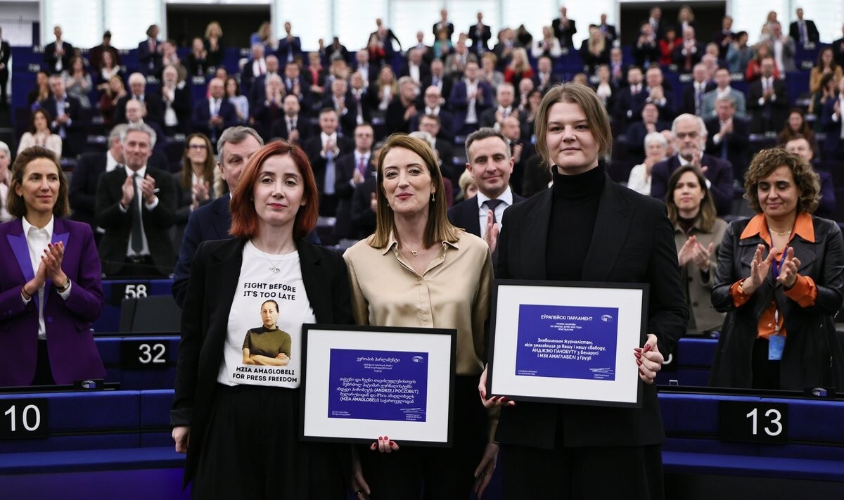 Eiropas Parlamentā godina Saharova balvas laureātus