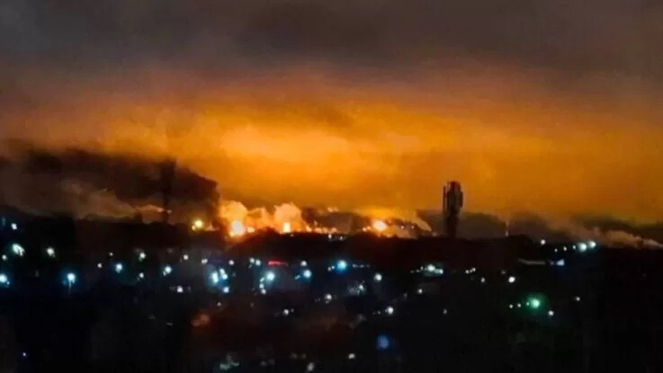 Video: Dronu triecienā cietusi Jaroslavļas naftas pārstrādes rūpnīca