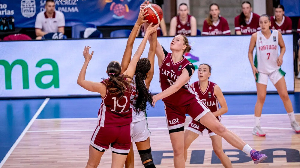 Luzgina un Vēvere izceļas, U18 meitenes piekāpjas Eiropas čempionēm