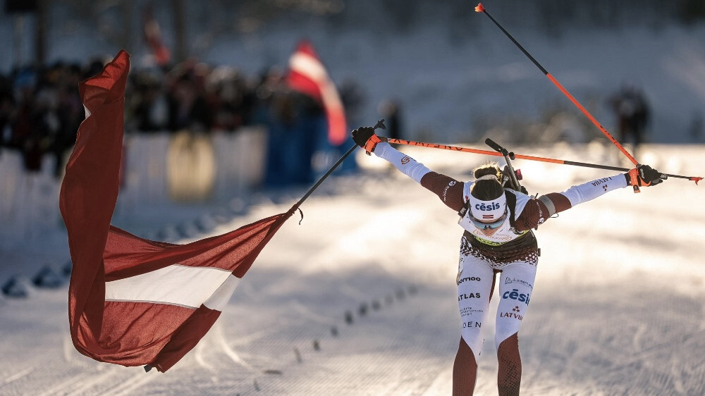 Biatloniste Volfa izcīna zelta medaļu Eiropas junioru čempionāta sacensībās ar kopēju startu