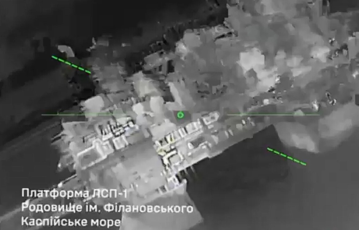 Video: Ukraina veikusi triecienu urbšanas iekārtām Kaspijas jūrā