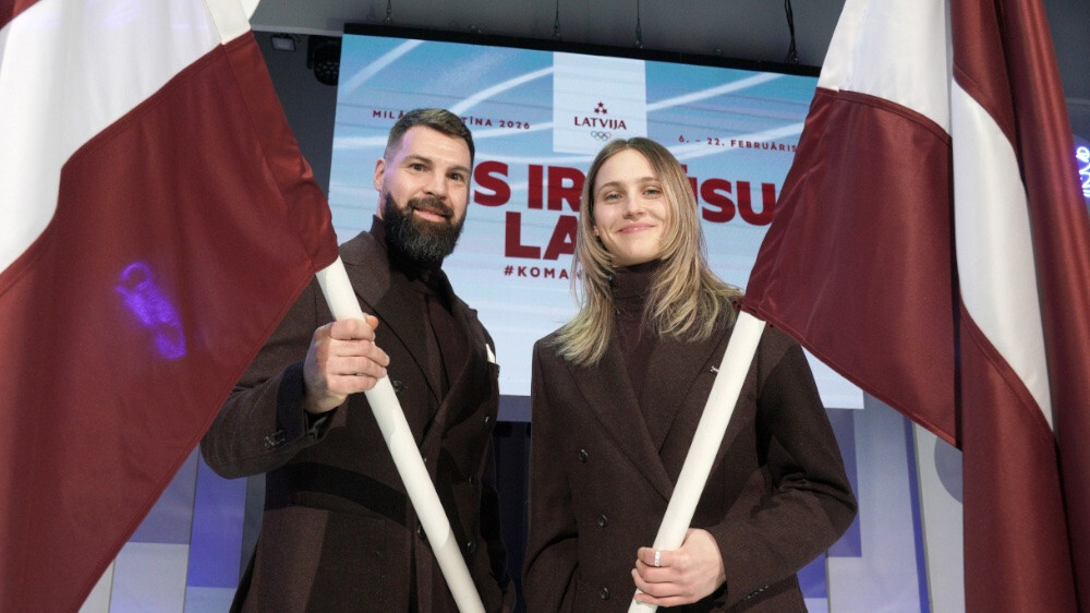 Latvijas delegācijas karognesēji olimpisko spēļu atklāšanas ceremonijā būs Daugaviņš un Ģērmane