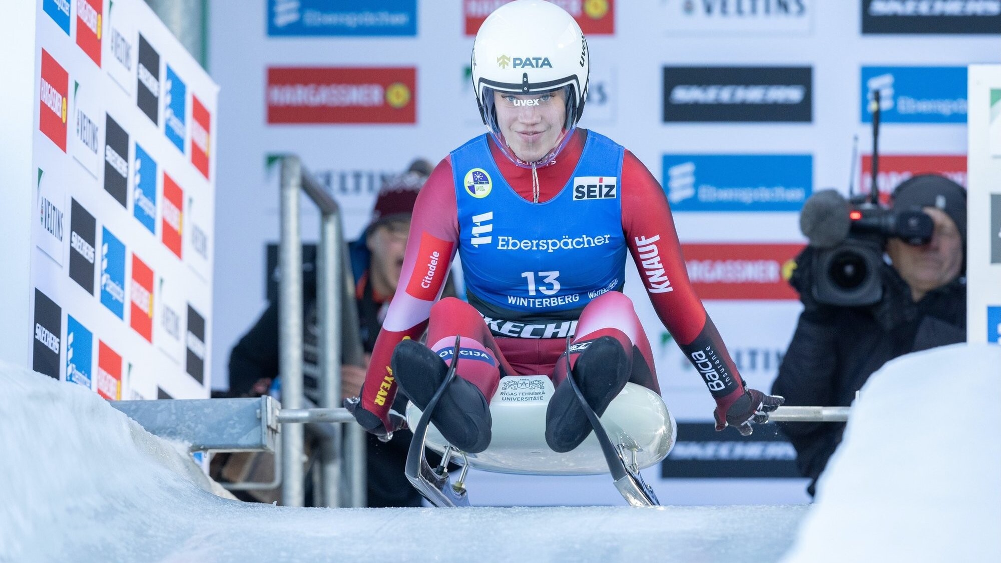 Bota un Aparjode Pasaules kausa posmā kamaniņu sportā iekļūst labāko desmitniekā