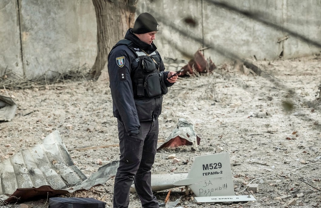 Krievija uzbrukusi Ukrainai ar 156 droniem
