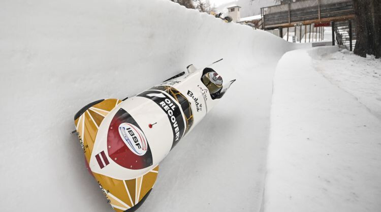 Grantiņa bobsleja divnieku ekipāža triumfē U-23 pasaules čempionātā