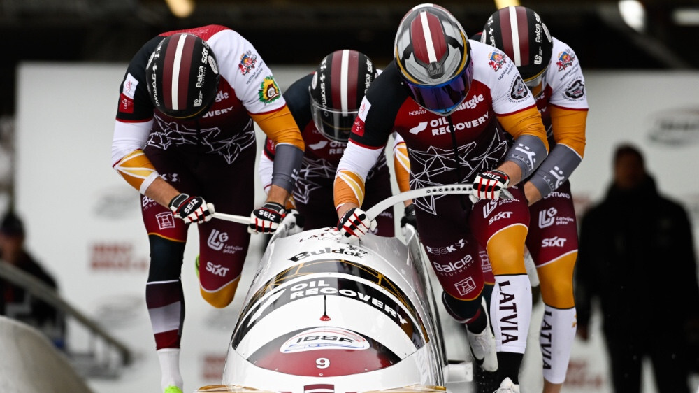 Kalendas četrinieku ekipāža Pasaules kausā bobslejā ierindojas 15. pozīcijā