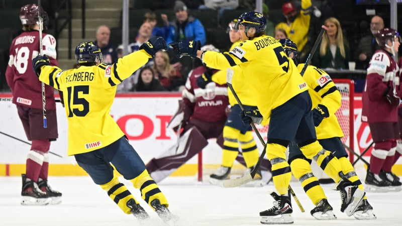 Video: Latvijas U-20 hokejisti pasaules junioru čempionātā nepārvar ceturtdaļfinālu