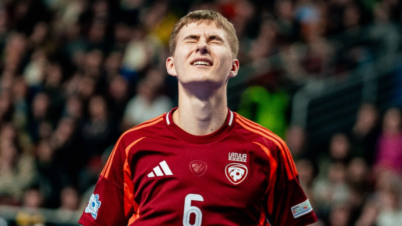 Latvijas telpu futbolisti zaudē Horvātijai un neiekļūst Eiropas čempionāta ceturtdaļfinālā