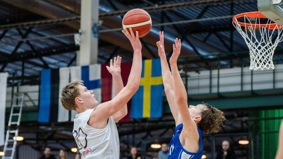Baltijas kausa spēlēs ar Somijas basketbolistiem uzvar tikai Latvijas U-18 vīriešu izlase