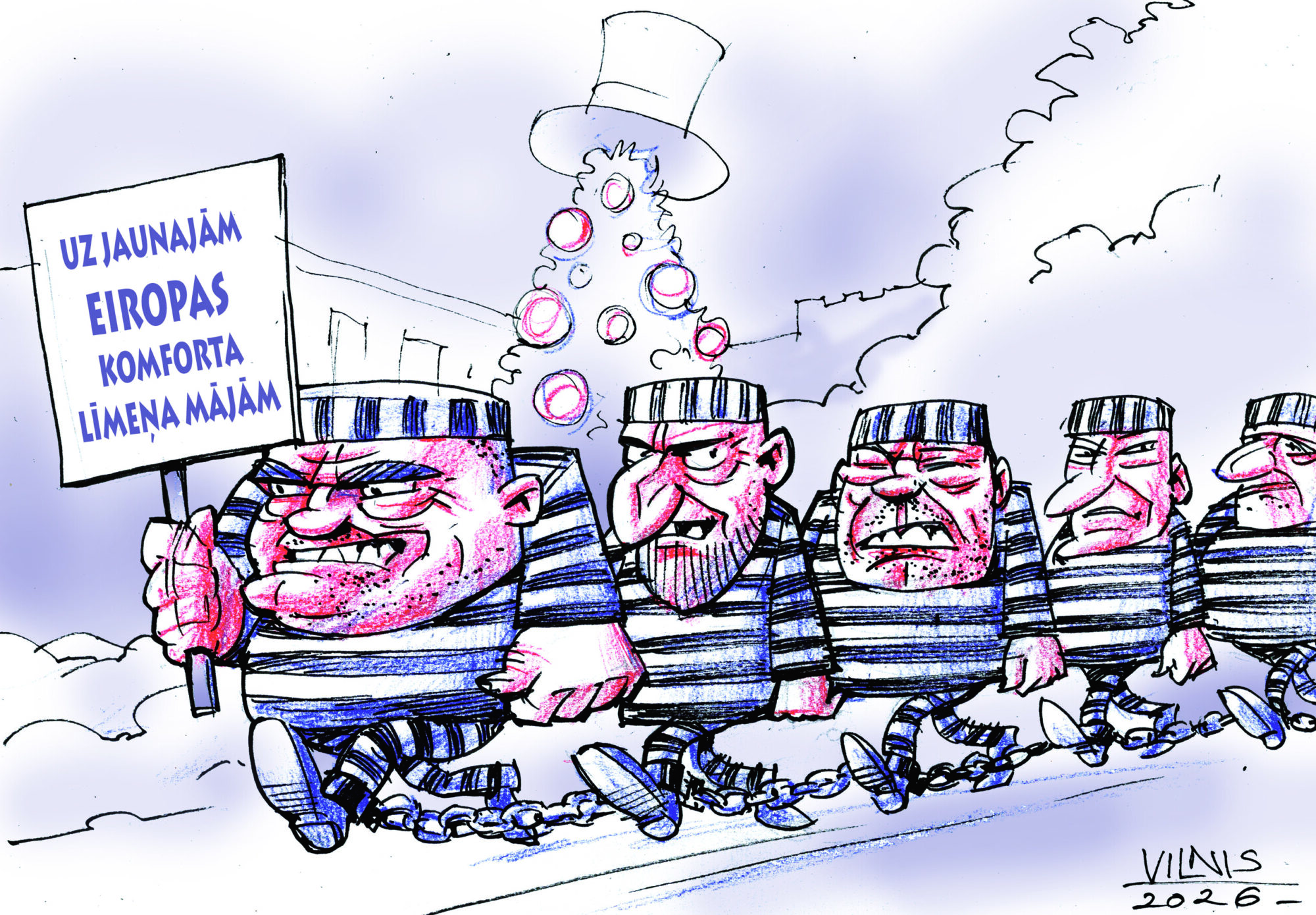 Karikatūra: Ceļā
