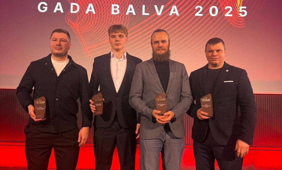 Godināti labākie sportisti un treneri cīņu sportā