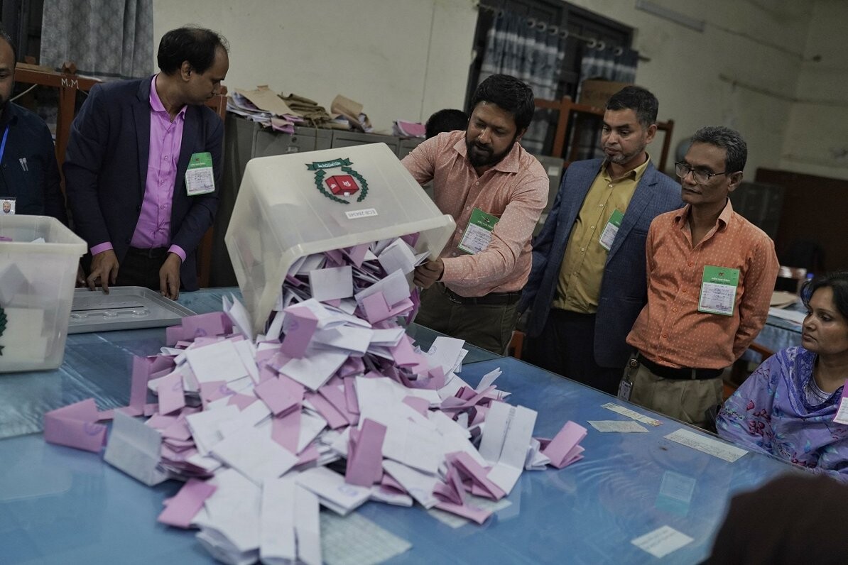 Bangladešas Nacionālistu partija uzvarējusi parlamenta vēlēšanās