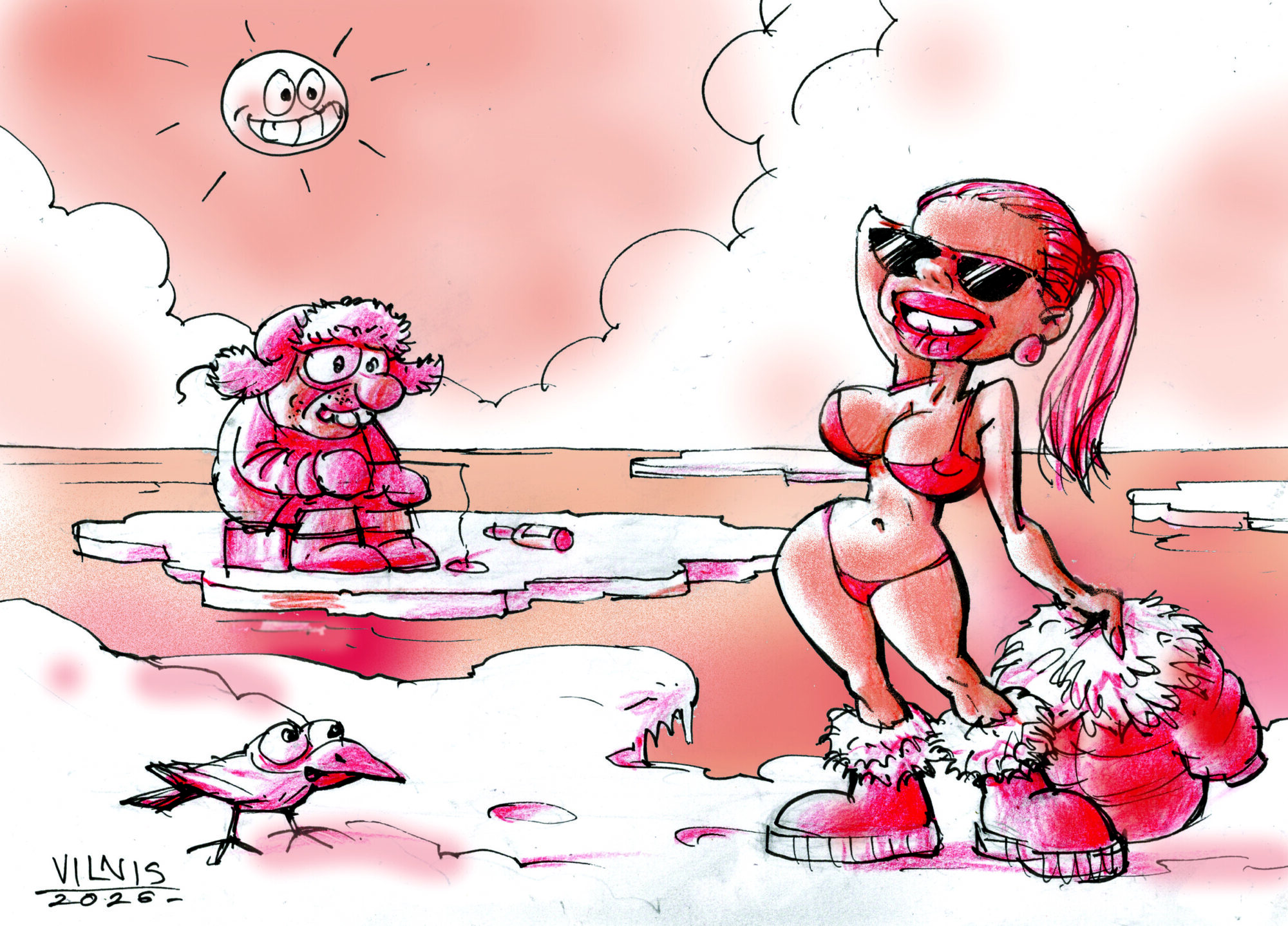 Karikatūra: Atkusnis